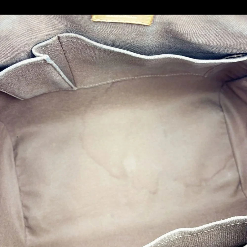 Louis Vuitton Brown and Tan Monogram Shoulder Bag